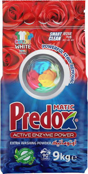Изображение товара Стиральный порошок Predox Роза (9кг)