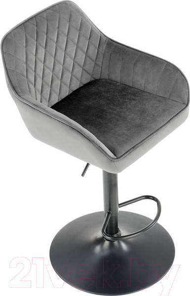 Изображение товара Стул барный Halmar H103 (серый/черный)