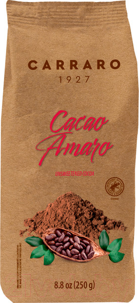 Изображение товара Какао-порошок Carraro Cacao Amaro / 150213 (250г)