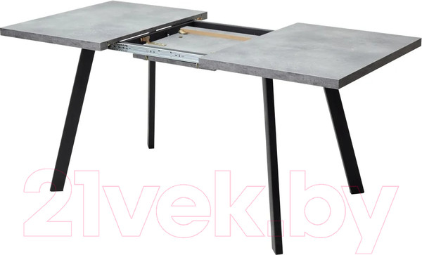 Изображение товара Обеденный стол M-City Brick M 120 / DEDBRICKMBETPORBLK120 (бетон портленд/черный)