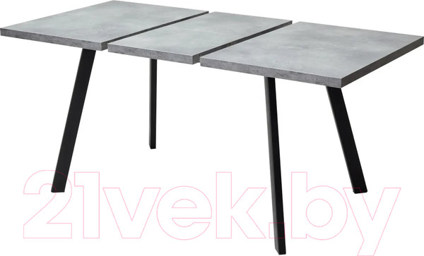 Изображение товара Обеденный стол M-City Brick M 120 / DEDBRICKMBETPORBLK120 (бетон портленд/черный)