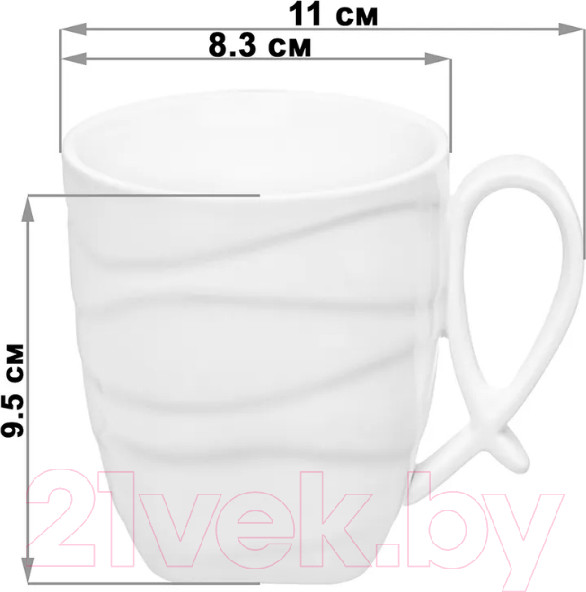 Изображение товара Кружка Elan Gallery Айсберг волны / 540358