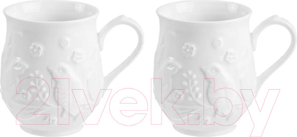 Изображение товара Набор кружек Elan Gallery Птички на ветке / 540340