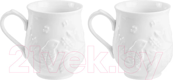 Изображение товара Набор кружек Elan Gallery Птички на ветке / 540340