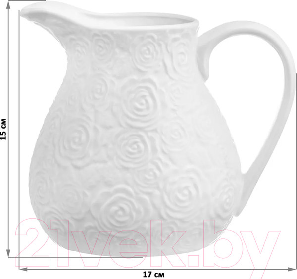 Изображение товара Кувшин Elan Gallery Розы / 540298