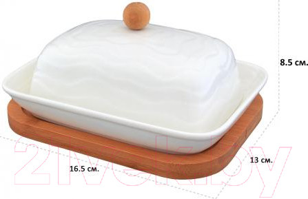 Изображение товара Масленка Elan Gallery Айсберг волны / 540070