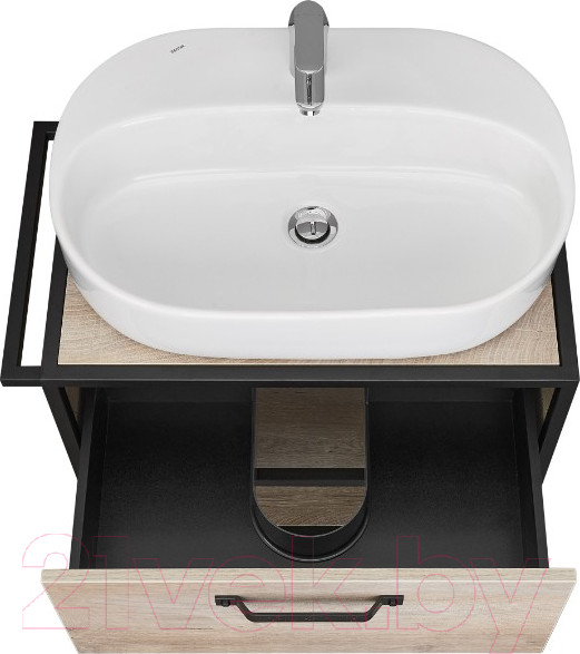 Изображение товара Тумба с умывальником Акватон Лофт Фабрик 65 (1A2423K0LTDU0)