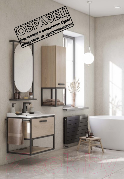 Изображение товара Тумба с умывальником Акватон Лофт Фабрик 65 (1A2423K0LTDU0)