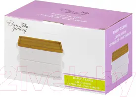 Изображение товара Набор сервировочных блюд Elan Gallery Розы / 540273