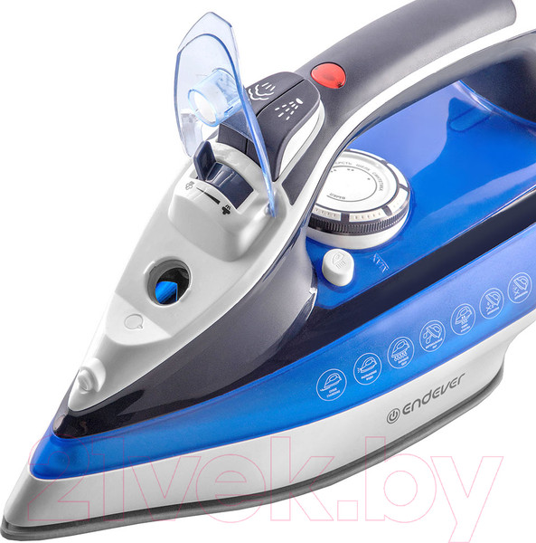 Изображение товара Утюг Endever Delta-218 (синий/белый)