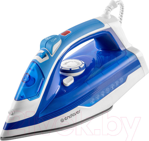 Изображение товара Утюг Endever Delta-219 (голубой/белый)