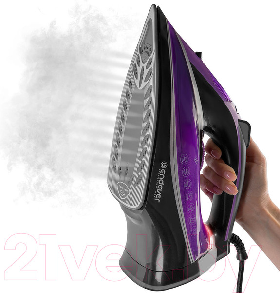 Изображение товара Утюг Endever Delta-222 (фиолетовый/черный)
