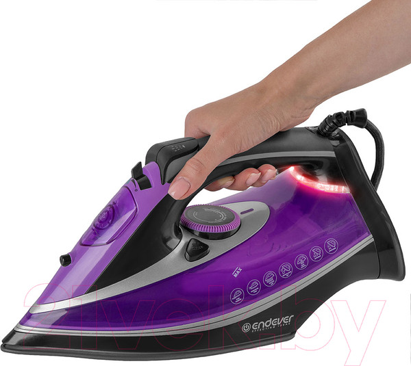 Изображение товара Утюг Endever Delta-222 (фиолетовый/черный)