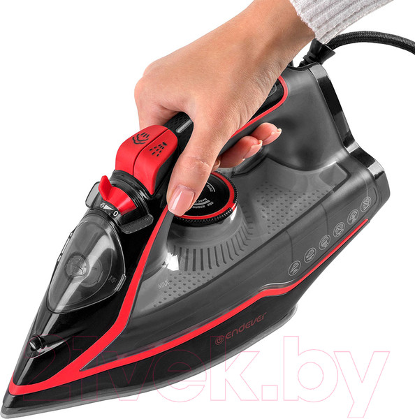 Изображение товара Утюг Endever Delta-216 (черный/красный)
