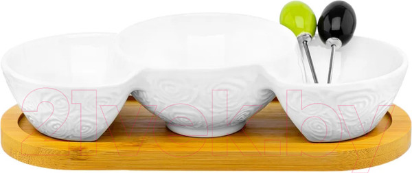 Изображение товара Менажница Elan Gallery Розы / 540441