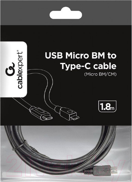 Изображение товара Кабель Gembird CCP-USB2-mBMCM-6