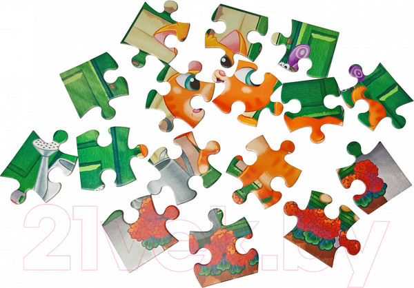 Изображение товара Развивающая игра Baby Toys First Puzzle Котик / 04146 (16эл)