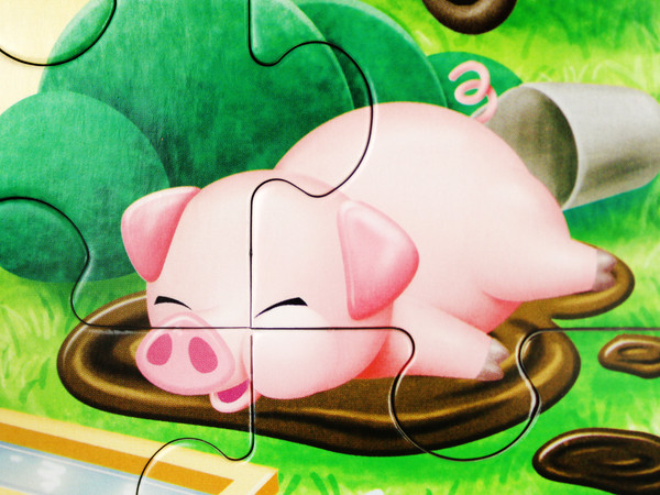 Изображение товара Развивающая игра Baby Toys First Puzzle Кто живет в деревне / 04189 (20эл)