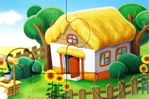 Изображение товара Развивающая игра Baby Toys First Puzzle Кто живет в деревне / 04189 (20эл)