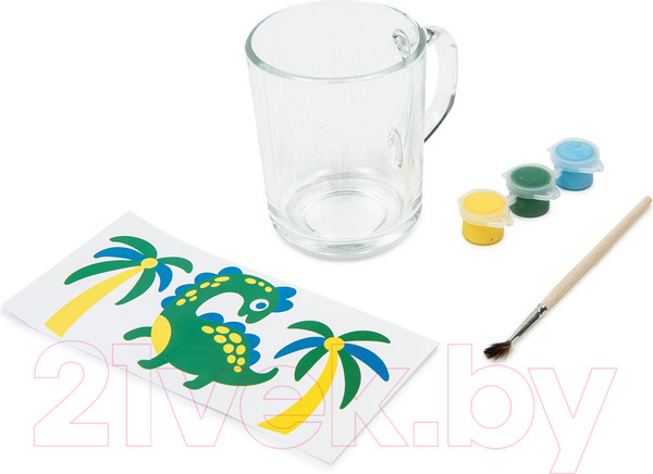 Изображение товара Набор для творчества Десятое королевство Кружка под роспись. Динозаврик / 04497