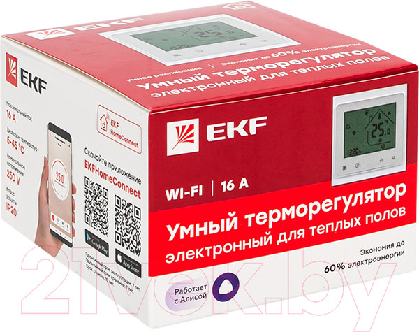 Изображение товара Терморегулятор для теплого пола EKF PROxima ett-4