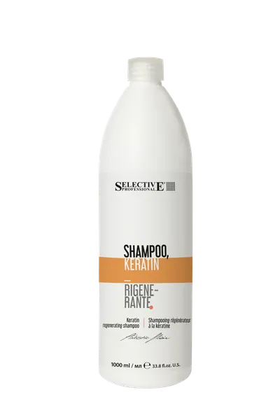 Шампунь для волос Selective Professional Shampoo Кeratin Rigenerante / 70750 (1л)