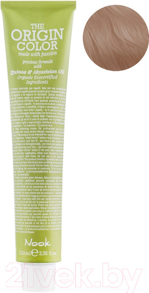 Изображение товара Крем-краска для волос Nook The Origin Color Permanent Colouring Cream 12.7 (100мл, суперосветляющий песочный блондин)