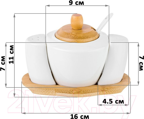 Изображение товара Набор для специй Elan Gallery Айсберг / 540084