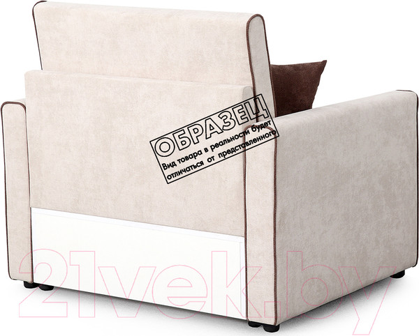 Изображение товара Кресло-кровать Мебельград Скаут Стандарт (торонто голубой/торонто светло-бежевый)