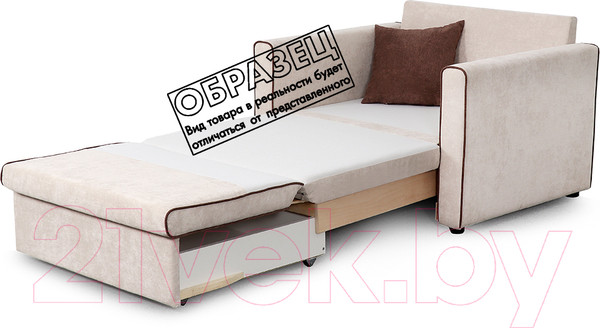 Изображение товара Кресло-кровать Мебельград Скаут Стандарт (торонто голубой/торонто светло-бежевый)