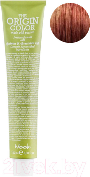 Изображение товара Крем-краска для волос Nook The Origin Color Permanent Colouring Cream 5.4 (100мл, шатен медный)