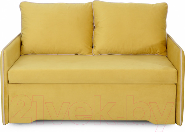 Изображение товара Диван Мебельград Фламинго Стандарт (мора горчица/мора бежевый)