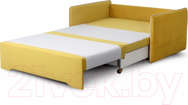 Изображение товара Диван Мебельград Фламинго Стандарт (мора горчица/мора бежевый)