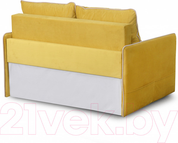 Изображение товара Диван Мебельград Фламинго Стандарт (мора горчица/мора бежевый)