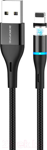 Изображение товара Кабель Borofone BU16 Lightning (1.2м, черный)