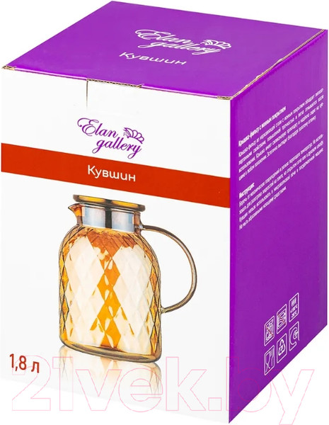 Изображение товара Кувшин Elan Gallery Crystal glass / 360127
