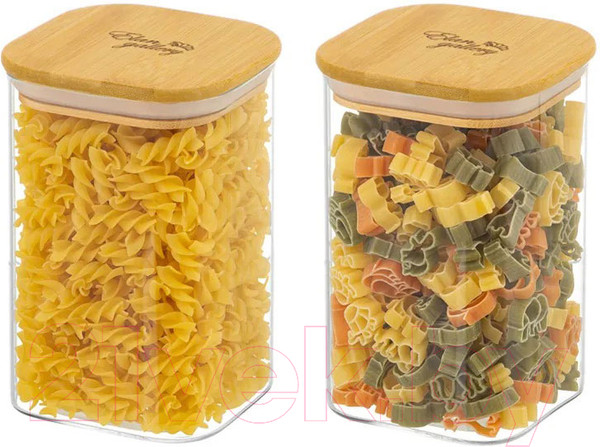 Изображение товара Набор емкостей для хранения Elan Gallery Crystal glass / 360071