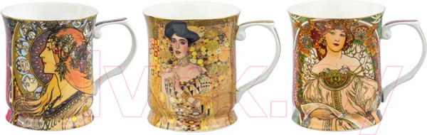 Изображение товара Набор кружек Elan Gallery Золотая Адель, Зодиак, Мечтательность / 420445