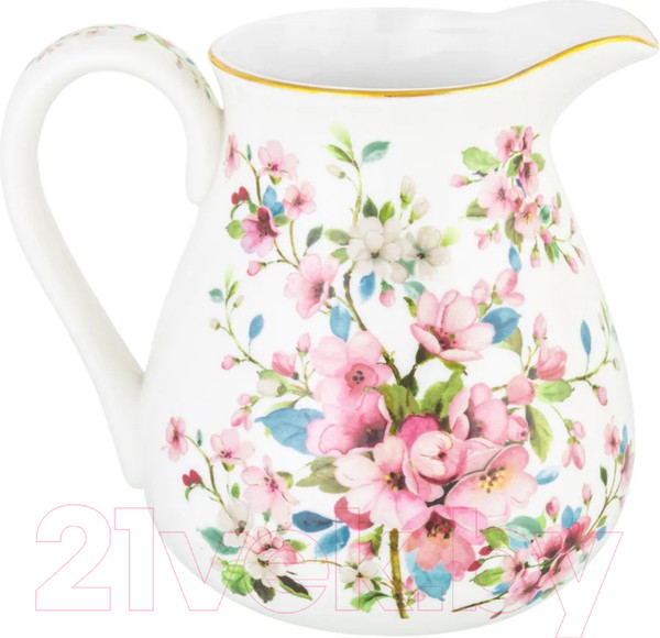 Изображение товара Кувшин Elan Gallery Яблоневый цвет на белом / 420406