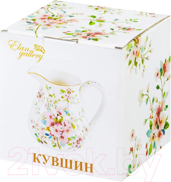 Изображение товара Кувшин Elan Gallery Яблоневый цвет на белом / 420406