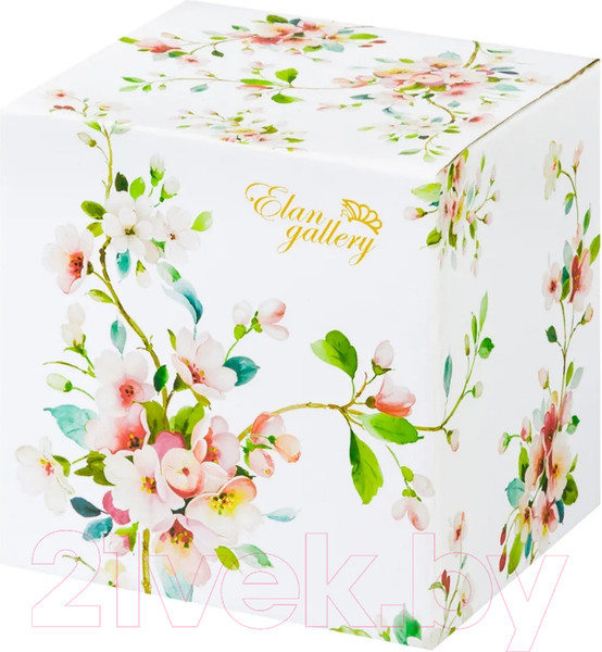 Изображение товара Кувшин Elan Gallery Яблоневый цвет на белом / 420406