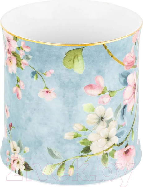 Изображение товара Кружка Elan Gallery Яблоневый цвет на голубом / 420427