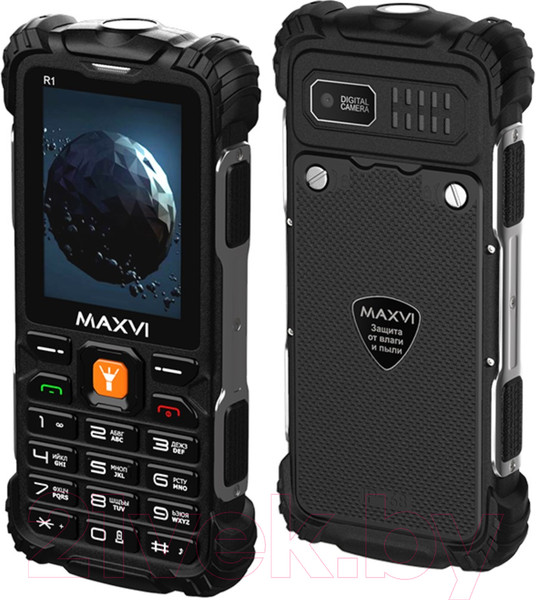 Изображение товара Мобильный телефон Maxvi R1 (черный)