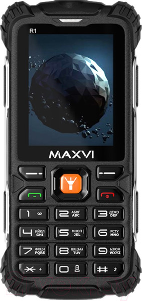 Изображение товара Мобильный телефон Maxvi R1 (черный)