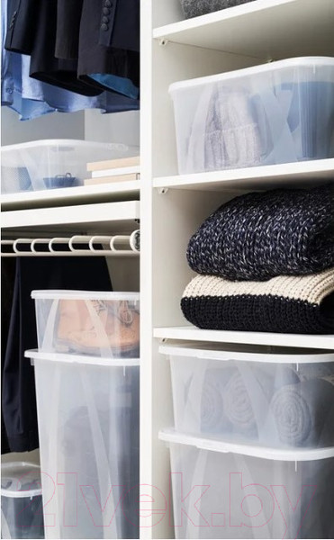 Изображение товара Контейнер для хранения Rotho Lona / 1047000096 (25л, прозрачный)