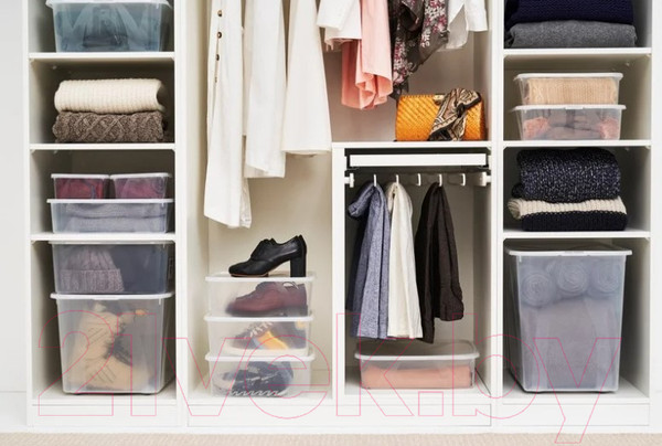 Изображение товара Контейнер для хранения Rotho Lona / 1047000096 (25л, прозрачный)