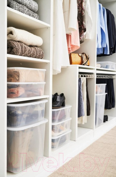 Изображение товара Контейнер для хранения Rotho Lona / 1047000096 (25л, прозрачный)