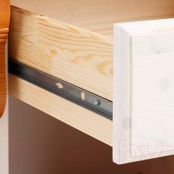 Изображение товара Прикроватная тумба Dipriz Adele Д.1409.1 (белый воск/черри)