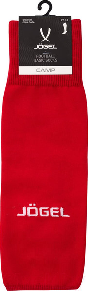 Изображение товара Гетры футбольные Jogel Camp Basic Socks / JC1GA0125.R2 (красный/серый/белый, р-р 35-38)