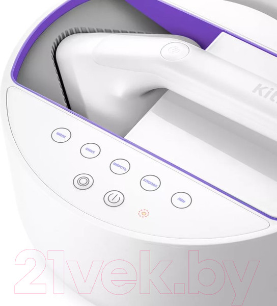 Изображение товара Отпариватель Kitfort KT-9110-1 (белый/фиолетовый)